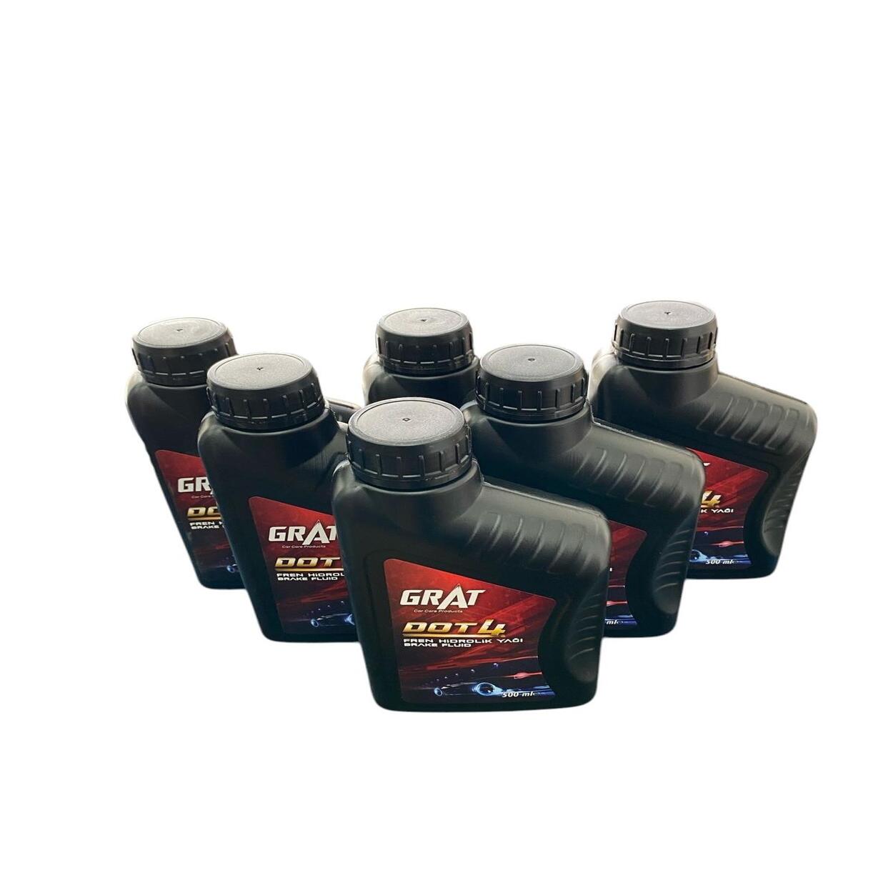 6'LI GRAT FREN HİDROLİK YAĞI DOT 4 500MLGRT-600004 